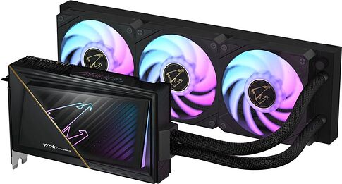 Видеокарта Gigabyte Aorus GeForce RTX 5080 Xtreme Waterforce 16G GV-N5080AORUSX W-16GD