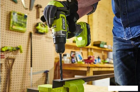 Ударная дрель-шуруповерт Ryobi RPD18-2C42S 5133005525 (с 2-мя АКБ 2 Ач+4 Ач, сумка)