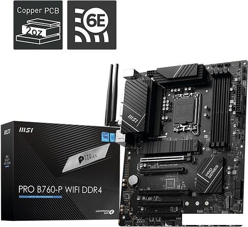 Материнская плата MSI Pro B760-P WiFi DDR4