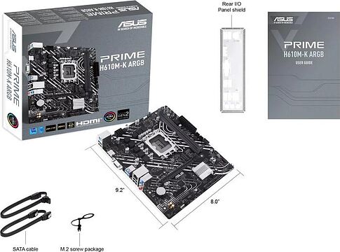 Материнская плата ASUS Prime H610M-K ARGB