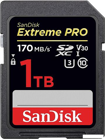 Карта памяти SanDisk Extreme PRO SDXC SDSDXXY-1T00-GN4IN 1TB