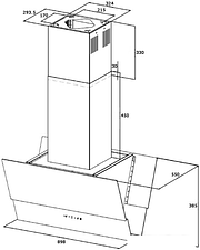 Кухонная вытяжка Korting KHA 99750 GW