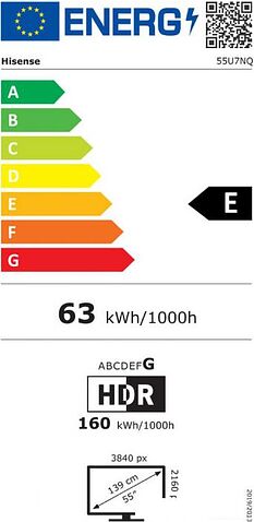 Телевизор Hisense 55U7NQ
