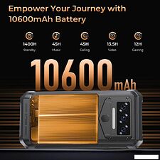 Смартфон Oukitel WP38 6GB/256GB (черный)