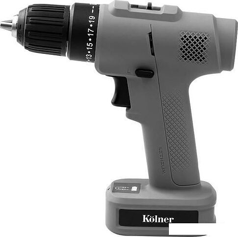 Дрель-шуруповерт Kolner KCD 12/2BL Graphite (с 1-им АКБ, оснастка, кейс)