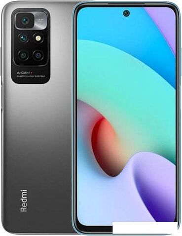 Смартфон Xiaomi Redmi 10 2022 4GB/64GB международная версия (серый карбон)