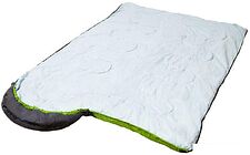 Спальный мешок Acamper Hygge 2x200г/м2 (зеленый/черный)