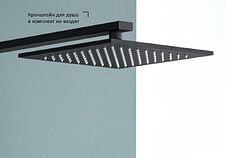 Верхний душ Aquatek AQ2076MB (черный матовый)