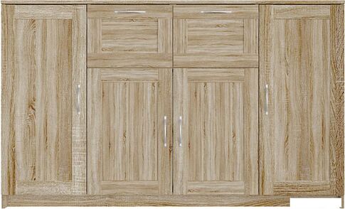 Тумба Mio Tesoro Сириус 4 двери и 2 ящика 156x95 2.02.03.300.3 (дуб сонома)