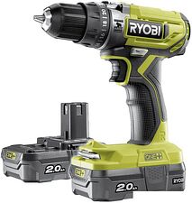 Ударный шуруповерт Ryobi R18PD2-220S 5133004459 (с 2-мя АКБ, сумка)