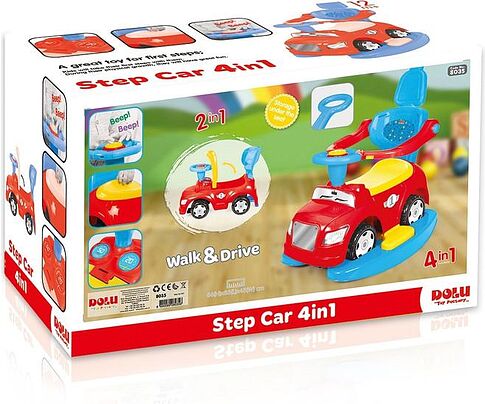 Каталка Dolu Step Car 4 в 1 8035 (красный)