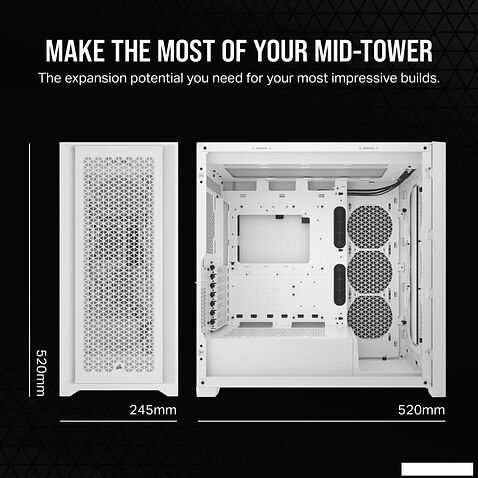 Корпус Corsair 5000D Core AirFlow CC-9011262-WW