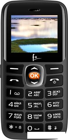 Кнопочный телефон F+ Ezzy 4 (черный)