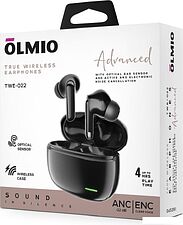 Наушники Olmio TWE-022 (черный)