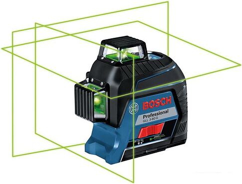 Лазерный нивелир Bosch GLL 3-80 G Professional 0601063Y00 (кейс, лазерная мишень)
