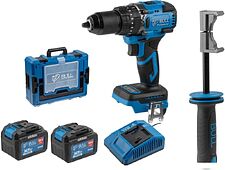 Ударная дрель-шуруповерт Bull SR 1806 R-series Xcase XLTpro 2329060 (с 2-мя АКБ, кейс)