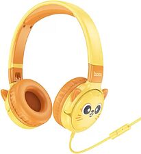 Наушники Hoco W61 (желтый/оранжевый)