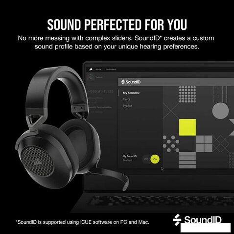 Наушники Corsair HS65 Wireless V2 (карбон)