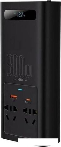 Автомобильный инвертор Baseus IGBT Power Inverter 300W (220V CN/EU)