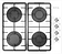 Варочная панель Darina 1T1 BGC341 12 W