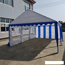 Тент-шатер Sundays Party 4x6 м (белый/синий)