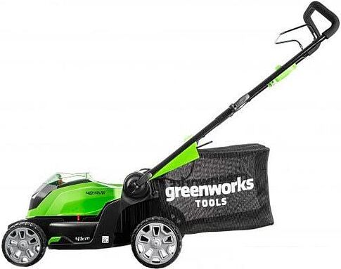 Колёсная газонокосилка Greenworks G40LM41K4 (с АКБ 4 Ah)