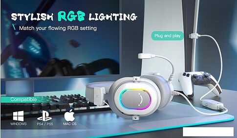 Наушники FIFINE H6 (белый)