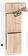 Шкаф напольный Кортекс-мебель Корнелия Лира НШ30р3ш (крем/марсель)