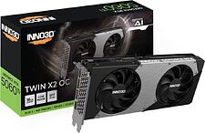 Видеокарта Inno3D GeForce RTX 5060 Ti 16GB Twin X2 OC N506T2-16D7X-191073N Видеокарта Inno3D GeForce RTX 5060 Ti 16GB Twin X2 OC N506T2-16D7X-191073N