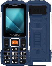 Кнопочный телефон Maxvi T20 (синий)