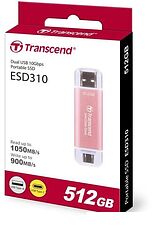 Внешний накопитель Transcend ESD310 512GB TS512GESD310P Внешний накопитель Transcend ESD310 512GB TS512GESD310P