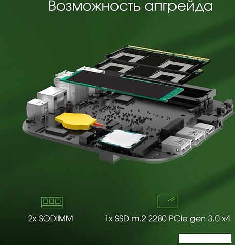 Компактный компьютер Digma Pro Minimax U1 DPP3-8CXW01