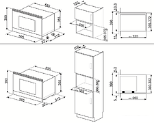 Микроволновая печь Smeg MP322X1