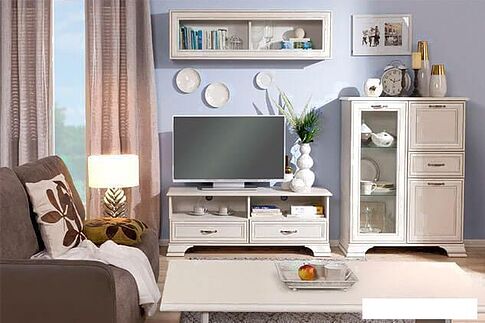 Тумба Anrex Tiffany RTV 2S2N Вудлайн Кремовый