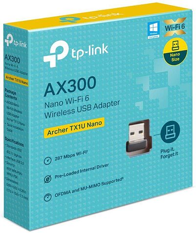 Wi-Fi адаптер TP-Link Archer TX1U Nano
