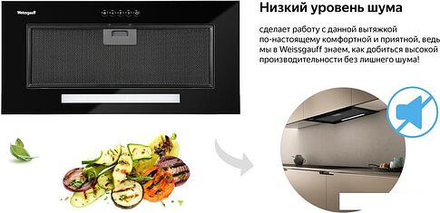 Кухонная вытяжка Weissgauff Aura 900 BL