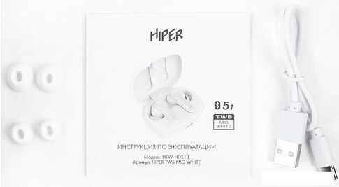 Наушники Hiper TWS Mig HTW-HDX13 (белый)