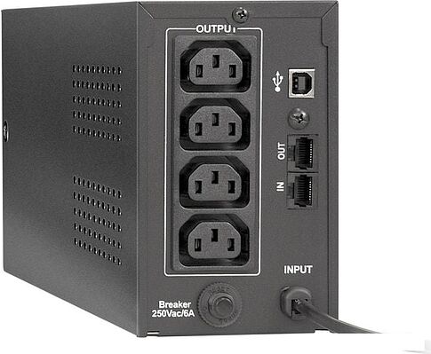 Источник бесперебойного питания ExeGate Power Smart ULB-800.LCD.AVR.C13.RJ.USB