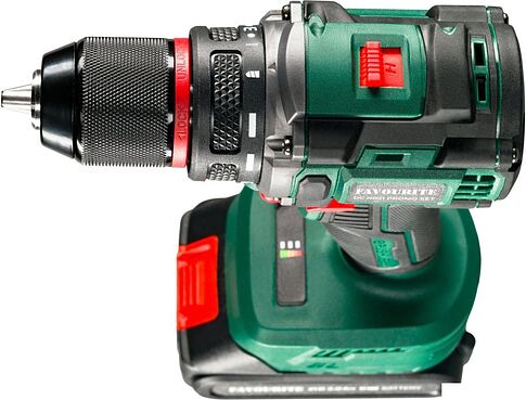 Дрель-шуруповерт Favourite DC NB21 PROMO Set 121158221 (с 2-мя АКБ, кейс)