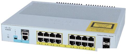 Управляемый коммутатор 2-го уровня Cisco Catalyst WS-C2960L-16PS-LL