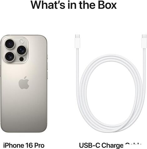 Смартфон Apple iPhone 16 Pro Dual SIM 128GB (природный титан)