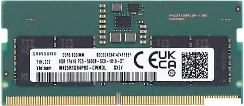 Оперативная память Samsung 8ГБ DDR5 SODIMM 5600 МГц M425R1GB4PB0-CWM0L