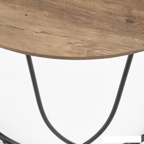 Журнальный столик Halmar Nubira (орех/черный)