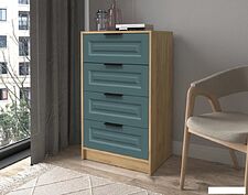 Комод Интерлиния Концепт КТ-К60 Деко (дуб золотой/верде)