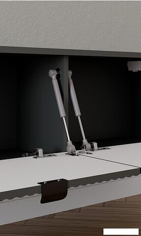 Тумба Arvento Rondo навесная 3D-187 (графит/дарк грей)