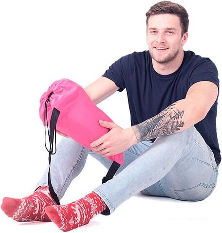 Надувной шезлонг Биван 2.0 (розовый) [BVN17-ORGNL-PNK]