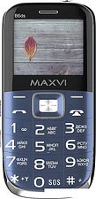 Кнопочный телефон Maxvi B6ds (синий)