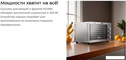 Сушилка для овощей и фруктов Kitfort KT-1985