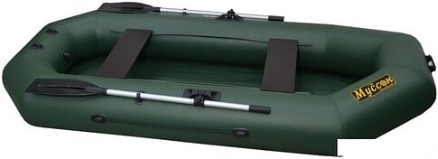 Моторно-гребная лодка Муссон S-280 (зеленый)