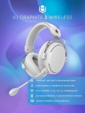 Наушники IO by Red Square Graphite 2 Wireless (белый)